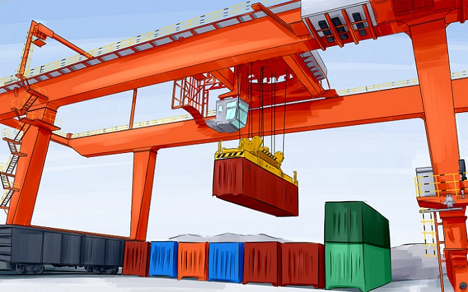 轨道式集装箱门式起重机